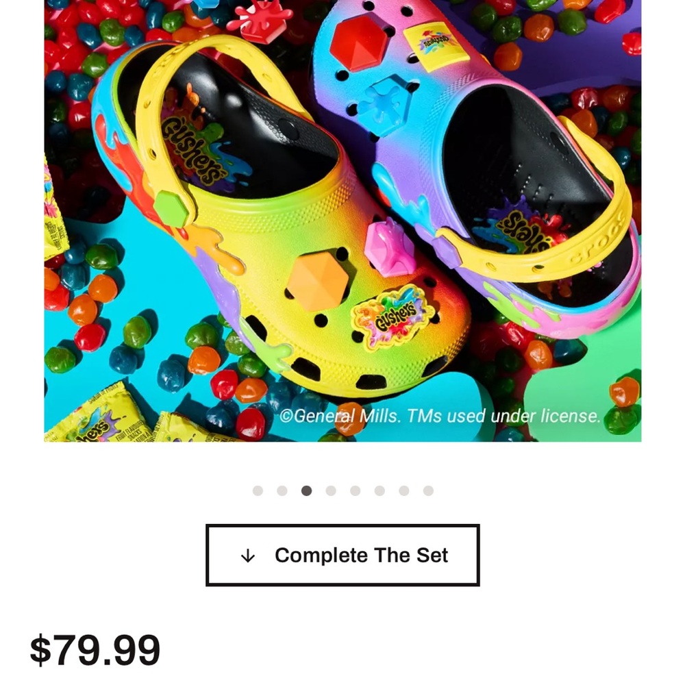 CROCS Vibrant Yellow and Pink Clogs